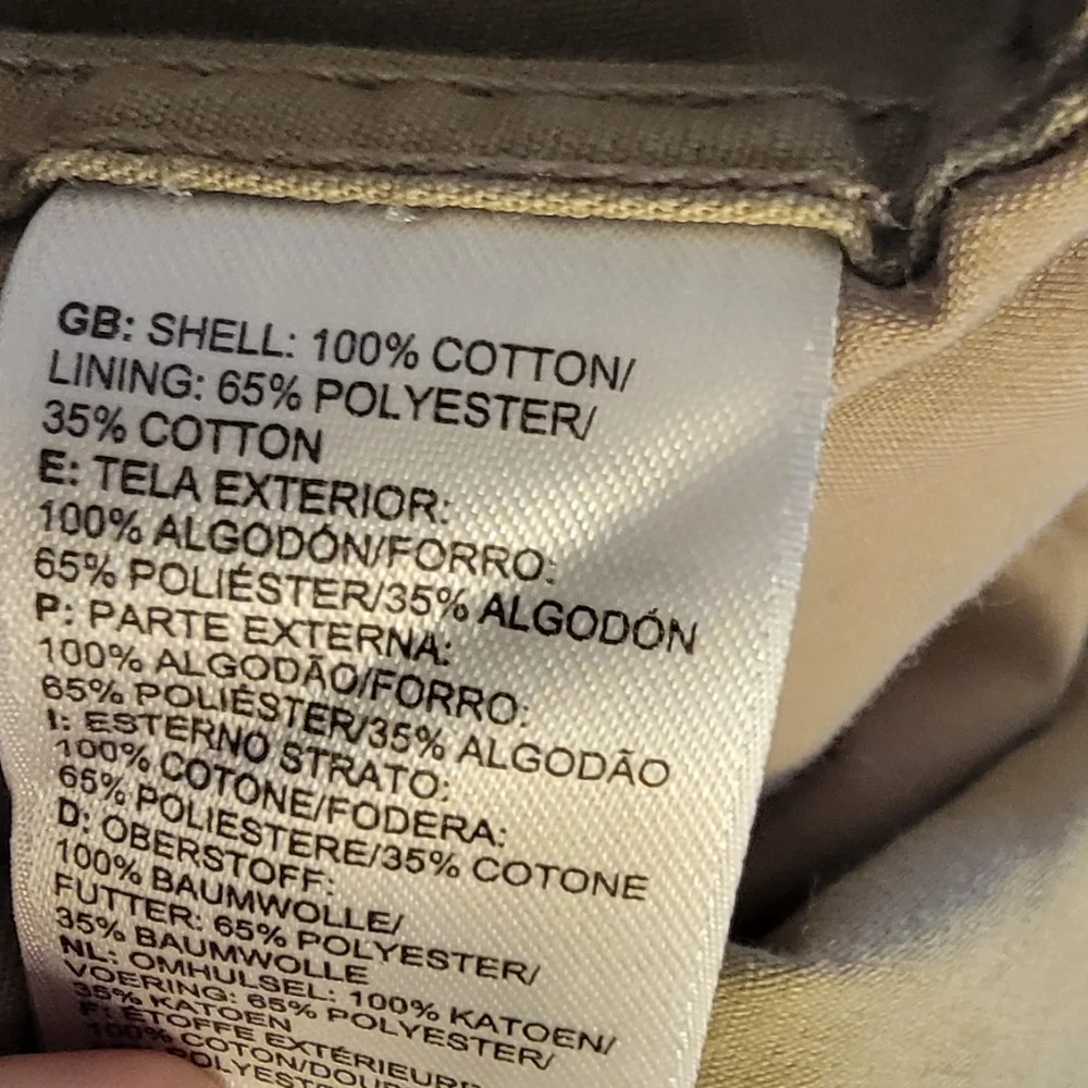 North Face Synkros‎ Cotton Lightweight Cargo Shorts Tan Size 40